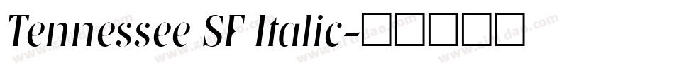 Tennessee SF Italic字体转换